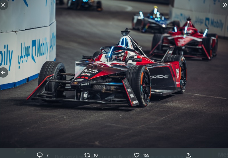 Formula E: Sabet Dua Kemenangan di Arab Saudi, Pascal Wehrlein Ambil Alih Klasemen