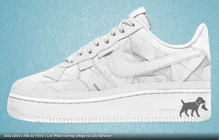 Sepatu Billie Eilish x Nike Air Force 1 Putih