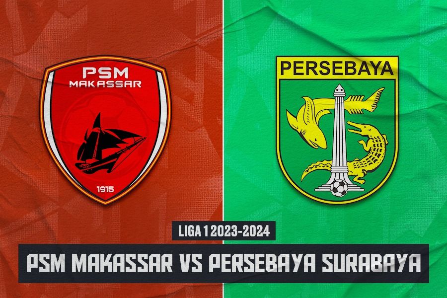 Hasil PSM Makassar vs Persebaya Surabaya: Juku Eja Diimbang Bajol Ijo