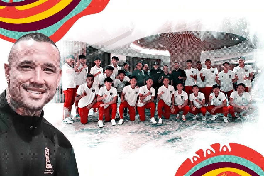 Jelang Lawan Panama, Radja Nainggolan Beri Motivasi kepada Timnas U-17 Indonesia