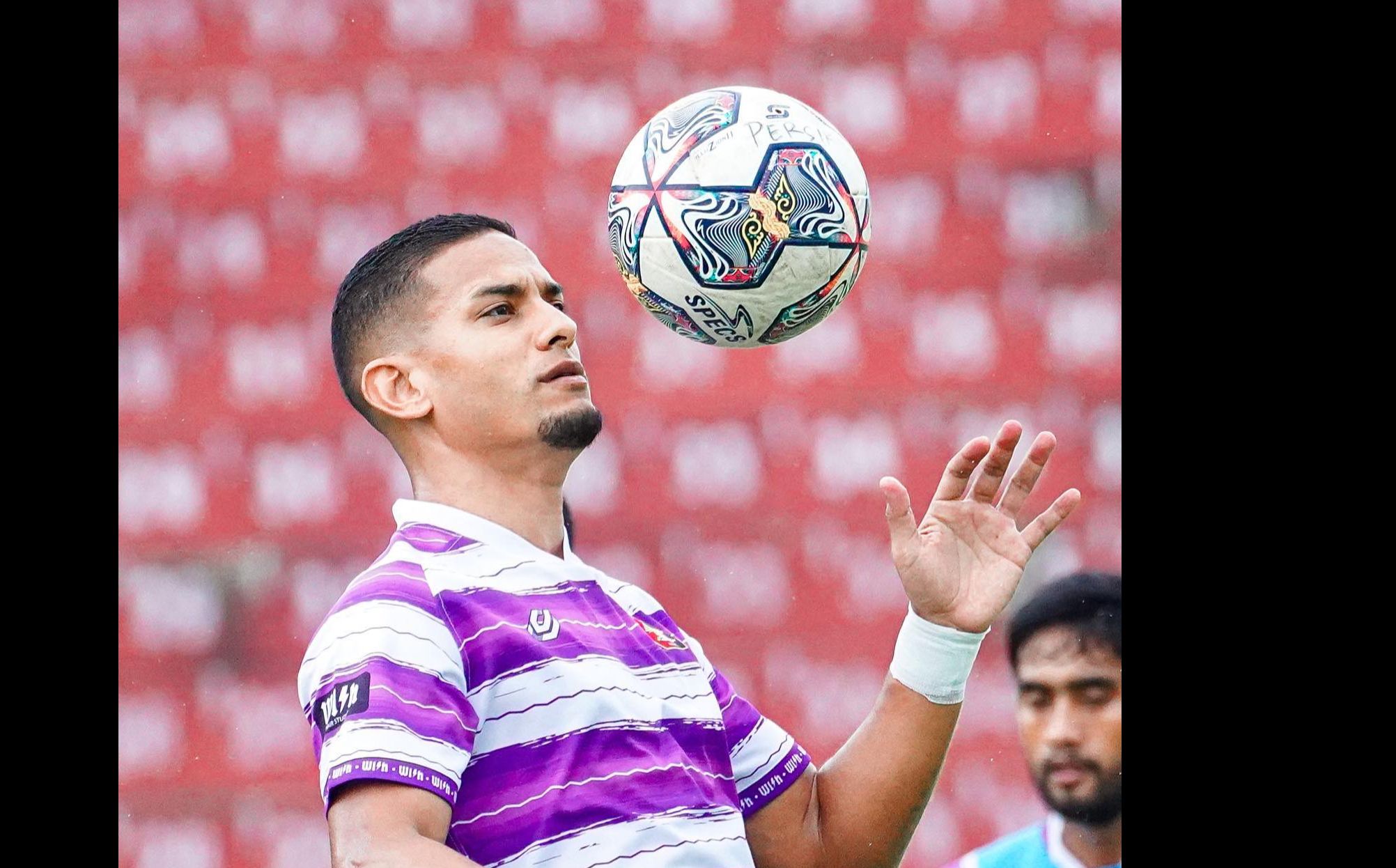 Pemain asing Persik, Renan Silva jelang timnya menjamu Persebaya dalam laga pekan ke-31 Liga 1 2022-2023 pada 18 Maret 2023. (Facebook.com/Persikfcofficial)