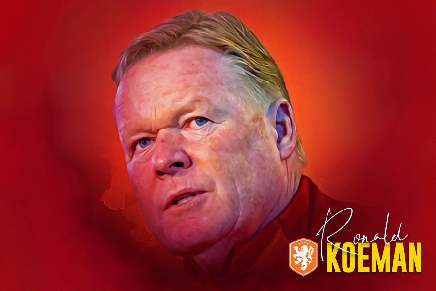 Pelatih timnas Belanda Ronald Koeman menginginkan timnya lebih tangguh saat menghadapi Yunani dan Irlandia di laga Grup B kualifikasi Piala Eropa 2024. (Rahmat Ari Hidayat/Skor.id) 
