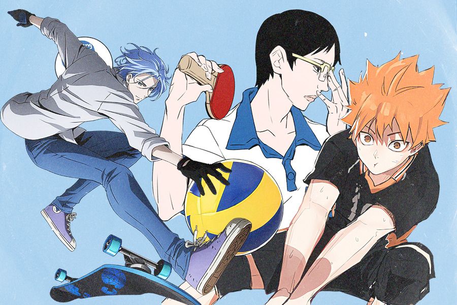 Berbagai anime olahraga di luar cabang populer seperti sepak bola dan basket. (Jovi Arnanda/Skor.id)