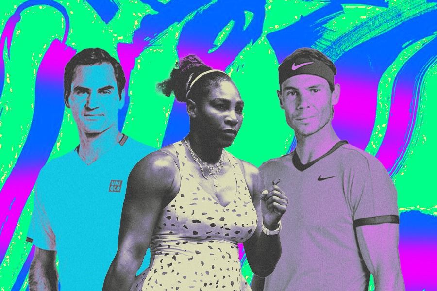 Roger Federer, Serena Williams, dan Rafael Nadal akan selalu mengundang minat banyak brand fashion pada setiap turnamen. (Deni Sulaeman/Skor.id)