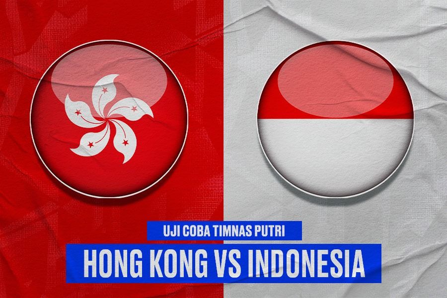 Timnas putri Hong Kong vs Timnas putri Indonesia (Timnas putri Indonesia vs Hong Kong) dalam laga uji coba internasional, 11 dan 14 Juli 2024. (Yusuf/Skor.id)
