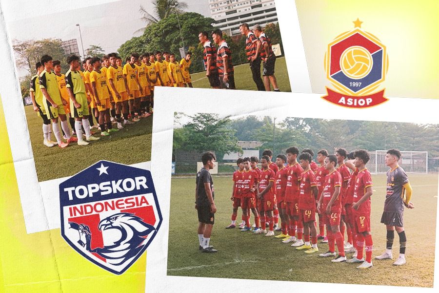 Laga uji coba TSI U-14 vs ASIOP U-15.