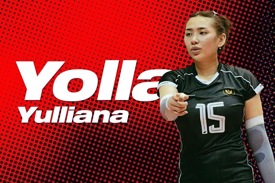yolla yuliana - timnas voli indonesia